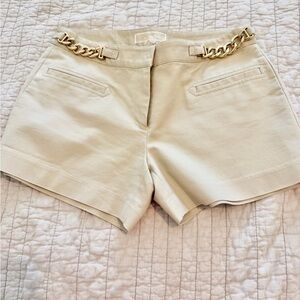 Michael Kors Cream High Waist Women's Shorts